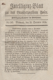 Intelligenz-Blatt für das Großherzogthum Posen. 1836, Nro. 305 (21 December)