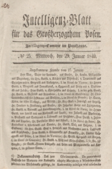 Intelligenz-Blatt für das Großherzogthum Posen. 1840, № 25 (29 Januar)