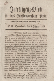 Intelligenz-Blatt für das Großherzogthum Posen. 1840, № 34 (8 Februar)