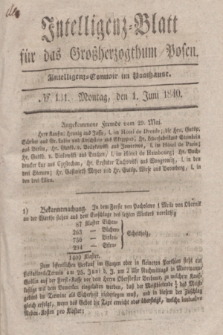 Intelligenz-Blatt für das Großherzogthum Posen. 1840, № 131 (1 Juni)