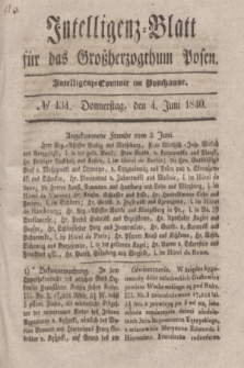 Intelligenz-Blatt für das Großherzogthum Posen. 1840, № 134 (4 Juni)
