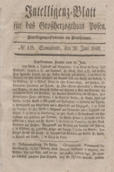 Intelligenz-Blatt für das Großherzogthum Posen. 1840, № 148 (20 Juni)