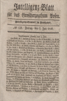 Intelligenz-Blatt für das Großherzogthum Posen. 1840, № 159 (3 Juli)