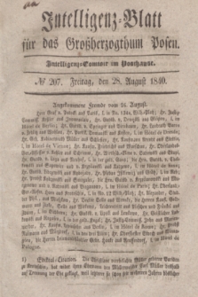 Intelligenz-Blatt für das Großherzogthum Posen. 1840, № 207 (28 August)