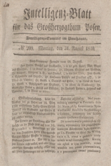 Intelligenz-Blatt für das Großherzogthum Posen. 1840, № 209 (31 August)