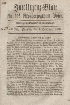 Intelligenz-Blatt für das Großherzogthum Posen. 1840, № 210 (1 September)