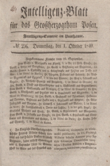 Intelligenz-Blatt für das Großherzogthum Posen. 1840, № 236 (1 Oktober)