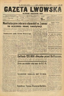 Gazeta Lwowska. 1934, nr 32