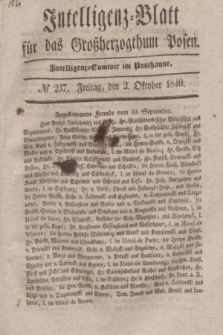 Intelligenz-Blatt für das Großherzogthum Posen. 1840, № 237 (2 Oktober)
