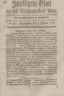 Intelligenz-Blatt für das Großherzogthum Posen. 1840, № 238 (3 Oktober)
