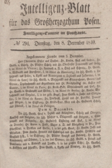 Intelligenz-Blatt für das Großherzogthum Posen. 1840, № 294 (8 December)