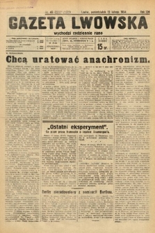Gazeta Lwowska. 1934, nr 40