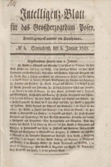 Intelligenz-Blatt für das Großherzogthum Posen. 1849, № 6 (6 Januar) + dod.