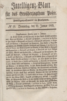 Intelligenz-Blatt für das Großherzogthum Posen. 1849, № 10 (11 Januar)