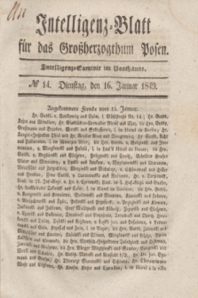 Intelligenz-Blatt für das Großherzogthum Posen. 1849, № 14 (16 Januar)