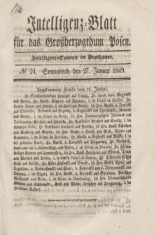 Intelligenz-Blatt für das Großherzogthum Posen. 1849, № 24 (27 Januar)
