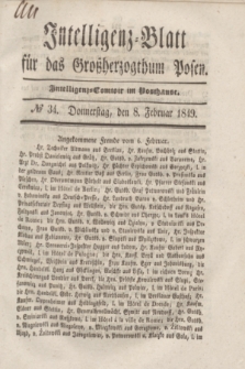 Intelligenz-Blatt für das Großherzogthum Posen. 1849, № 34 (8 Februar)