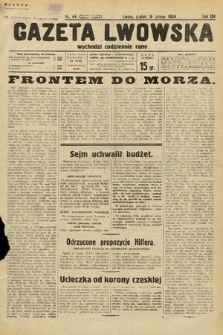 Gazeta Lwowska. 1934, nr 44