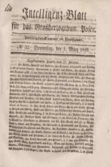 Intelligenz-Blatt für das Großherzogthum Posen. 1849, № 52 (1 März) + dod.