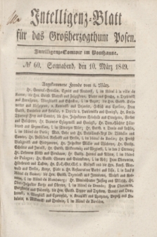 Intelligenz-Blatt für das Großherzogthum Posen. 1849, № 60 (10 März)