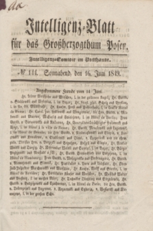 Intelligenz-Blatt für das Großherzogthum Posen. 1849, № 144 (16 Juni)