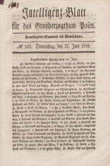 Intelligenz-Blatt für das Großherzogthum Posen. 1849, № 148 (21 Juni)