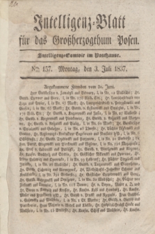 Intelligenz-Blatt für das Großherzogthum Posen. 1837, Nro. 157 (3 Juli)