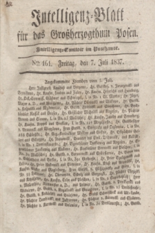 Intelligenz-Blatt für das Großherzogthum Posen. 1837, Nro. 161 (7 Juli) + dod.