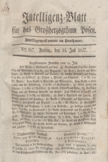 Intelligenz-Blatt für das Großherzogthum Posen. 1837, Nro. 167 (14 Juli)