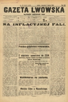 Gazeta Lwowska. 1934, nr 57