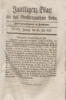 Intelligenz-Blatt für das Großherzogthum Posen. 1837, Nro. 179 (28 Juli)
