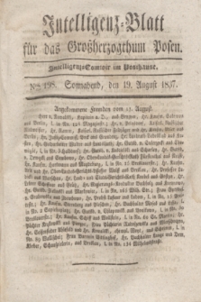 Intelligenz-Blatt für das Großherzogthum Posen. 1837, Nro. 198 (19 August)