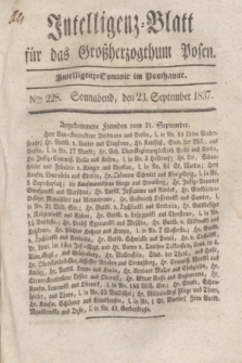 Intelligenz-Blatt für das Großherzogthum Posen. 1837, Nro. 228 (23 September)