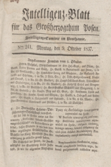 Intelligenz-Blatt für das Großherzogthum Posen. 1837, Nro. 241 (9 Oktober) + dod.