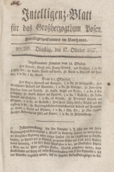 Intelligenz-Blatt für das Großherzogthum Posen. 1837, Nro. 248 (17 Oktober)