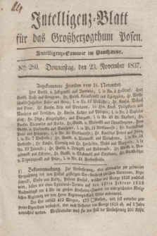 Intelligenz-Blatt für das Großherzogthum Posen. 1837, Nro. 280 (23 November)