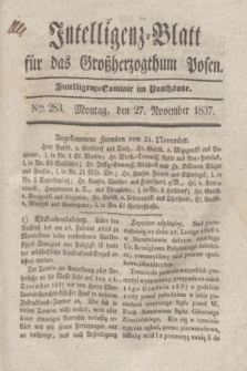 Intelligenz-Blatt für das Großherzogthum Posen. 1837, Nro. 283 (27 November) + dod.
