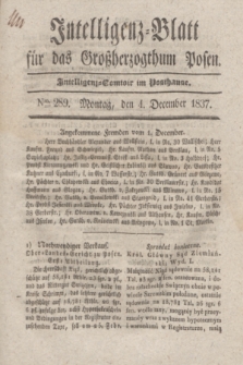 Intelligenz-Blatt für das Großherzogthum Posen. 1837, Nro. 289 (4 December)