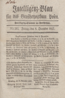 Intelligenz-Blatt für das Großherzogthum Posen. 1837, Nro. 293 (8 December)