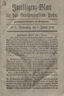 Intelligenz-Blatt für das Großherzogthum Posen. 1839, № 3 (3 Januar)