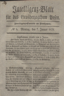 Intelligenz-Blatt für das Großherzogthum Posen. 1839, № 6 (7 Januar)