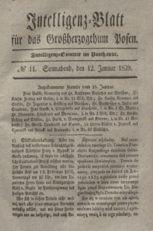 Intelligenz-Blatt für das Großherzogthum Posen. 1839, № 11 (12 Januar)