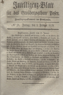 Intelligenz-Blatt für das Großherzogthum Posen. 1839, № 28 (1 Februar)