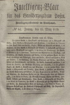 Intelligenz-Blatt für das Großherzogthum Posen. 1839, № 64 (15 März)