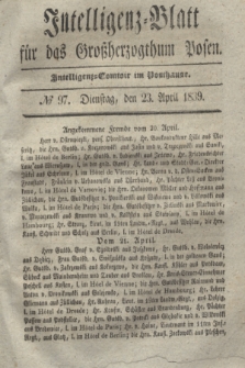 Intelligenz-Blatt für das Großherzogthum Posen. 1839, № 97 (23 April)