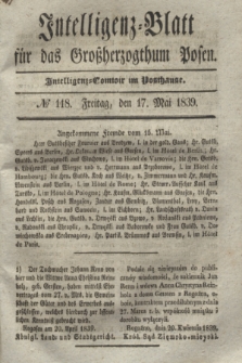 Intelligenz-Blatt für das Großherzogthum Posen. 1839, № 118 (17 Mai)