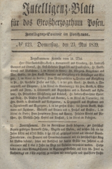 Intelligenz-Blatt für das Großherzogthum Posen. 1839, № 123 (23 Mai)