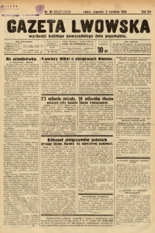 Gazeta Lwowska. 1934, nr 85