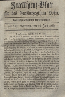 Intelligenz-Blatt für das Großherzogthum Posen. 1839, № 140 (12 Juni)