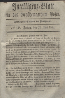 Intelligenz-Blatt für das Großherzogthum Posen. 1839, № 148 (21 Juni)